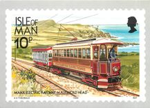 CPM Isle of Man Manx Electric Railway Maughold Head 