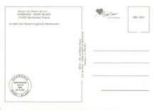 CPM Chamonix Mont Blanc Le petit train devant la gare de Montenvers