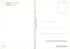 CPM Tramvia Blau Funicular  Tibidabo Barcelona