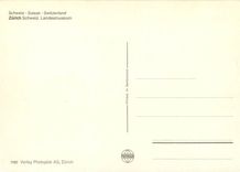 CPM Zurich Switzerland Landesmuseum