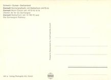 CPM Switzerland Zermatt Matterhorn Chemin de fer de Gornergrat