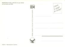 CPM Montreux Le Lac Leman et les Dents du Midi