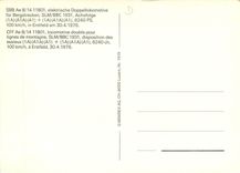 CPM SBB Ae 8 14 11801 Bergstrecken