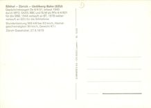 CPM Sihltal Zurich Uetliberg Bahn