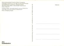 CPM Frankfurt Articulated electric tramcar 