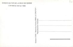 CPM Cayeux sur mer L'arrivee du train 