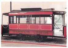 CPM Chevaline 11 Tramways Liegeois 1875