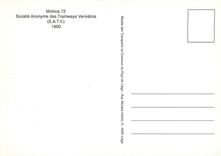 CPM Motrice 72 Vervietois SATV 1900