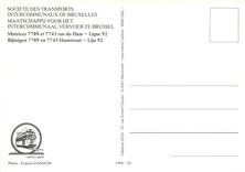 CPM Motrices 7789 et 7743 rue du Ham Bruxelles