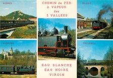 CPM Nismes Vierves Olloy Treignes Chemin de fer a vapeur des 3 Vallees Eau Blanche Eau Noire Viroin