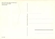 CPM Lenk Berner Oberland Wildstrubel