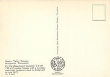 CPM Severn Valley Railway Bridgnorth Shropshire