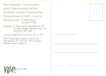 CPM Wien Linie TK Prater Hauptallee Kai Ring