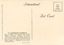 CPM California State Railroad Museum  CP Huntington 