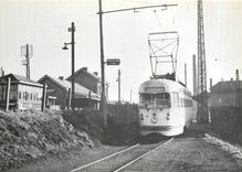 CPM SNCV Familleureux Gare SNCB Motrice PCC nO 10400 La Brugeoise et Nivelle