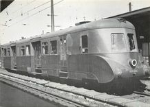CPM SNCB Bruxelles Autorail Type 608