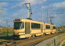 CPM Motrice 7934 au terminus de l'hopital Erasme Bruxelles