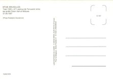 CPM MTUB Bruxelles Train 1305 + 671 avenue de Tervueren entre les arrets Chien Vert et Woluvre