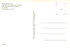 CPM MTUB Bruxelles Train 984 + 301 avenue de Tervuerent a l'arret du boulevard de la Woluwe