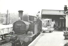 CPM Fowey station looking towards Lostwithiel 