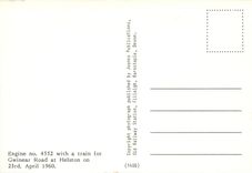 CPM Engins no 4552 with a train from Gwinear Road at Helston 