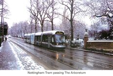 CPM Nottingham Trans passing The Arboretum 