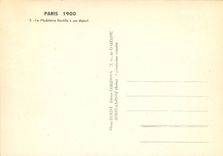 CPM Paris 1900 La Madeleine Bastille a son depart 