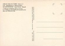 CPM Tramways et Trolleybus de Saint Etienne Ligne Dorain Raspail