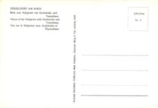 CPM Dusseldorf Am Rhein  Blick zum Hifgarten mit Hochstrasse und Tyssenhaus