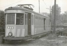 CPM Gros plan sur le Mongy Ancienne motrice 503 Brissoneau e Lotz transformee en voiture atelier Dep