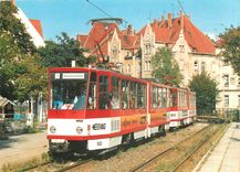 CPM Erfurt Strasenbahnzug Typ KT4D 