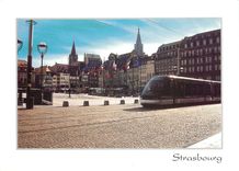 CPM Strasbourg 95 Vue sur la Place Kleber et la Cathedrale 