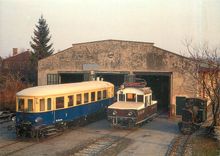 CPM Wagenwerkstatte Gros Schwechat posieren am 8 III 1992 der VT 41 03 