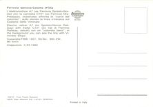 CPM Ferrovia Genova Casella Electric railcar A7 with trailer C101 