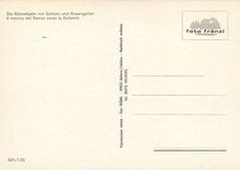 CPM Die Rittnerbahn mit Schlern und Rosengarten 