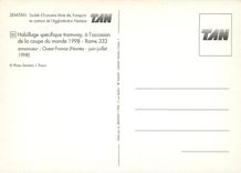 CPM Habillage specifique tramway a l occasion de la coupe de monde 1998 Rame 333 