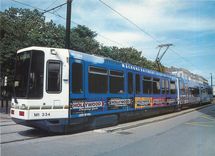 CPM Habillage specifique tramway a l occasion de la coupe de monde 1998 Rame 334 
