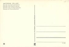 CPM Amsterdam Holland Damrak with Central Station 