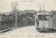 CPM Environs de Nice Cagnes Ligne du Tram 