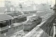 CPM La reserve vapeur 231 D et 141 TD 