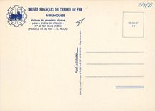 CPM Mulhouse Voiture de premiere classe pour trains de vitesse NA 151 Nord 