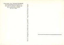 CPM Hessen Courrier der Eisenbahnfreunde Kassel E V mit Lok T3 Walsum 