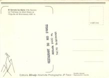 CPM Le Tramway du Mt Blanc St Gervais les Bains Hte Savoie 