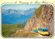 CPM Le Tramway du Mont Blanc St Gervais les Bains Hte Savoie 