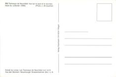 CPM Tramways du Neuchatel Vue sur le quai et le nouveau trace du Littorail 