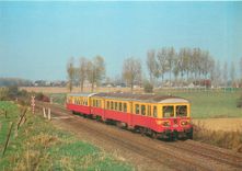 CPM Diesel railcar 4404 hauling a class 734 trailer 