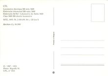 CPM Class 3600 BB electric locomotive 