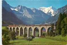 CPM Viadukt der Lotschbergbahn BLS 
