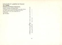 CPM Paris Reseau Express Regional Station Charlles de Gaulle Etoile 