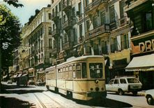 CPM Saint Etienne Loire La grande Artere et le tramway 